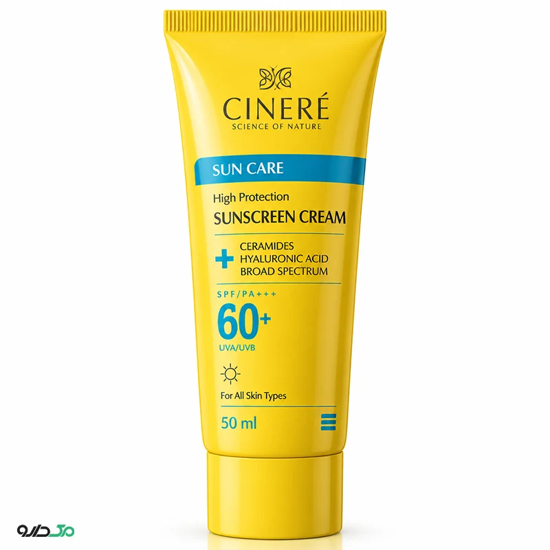 کرم ضد آفتاب انواع پوست سینره SPF60